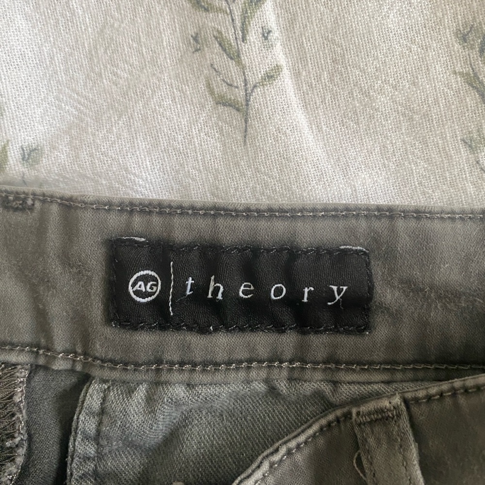 AG THEORY Slim Khaki Crop Pants Size 25
